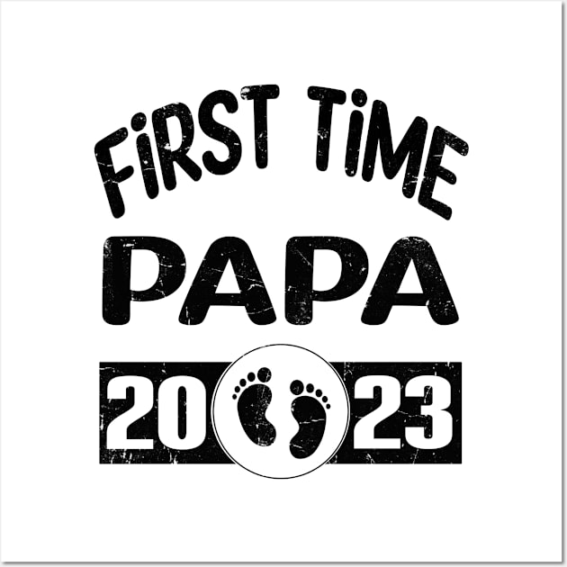 first time papa 2023 Wall Art by buuka1991